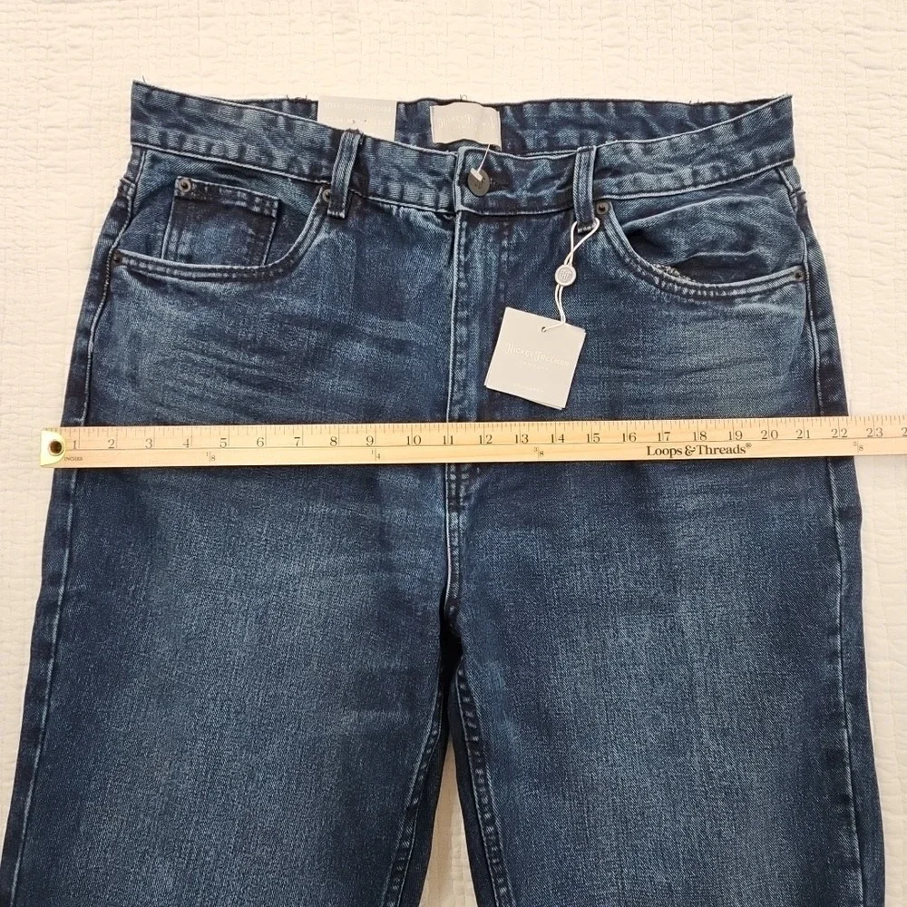 Hickey Freeman Jeans‎ Men's 36x32 Medium Wash Straight Leg NEW 100% Cotton NWT